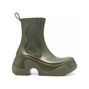 Xocoi Rubber Chelsea Boots With Heel 7cm size 35